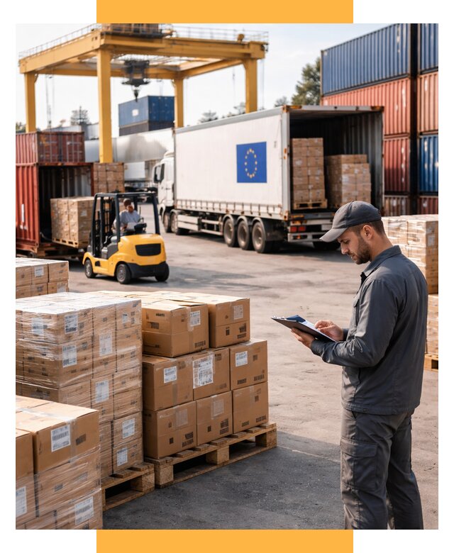 Доставка грузов из Европы от 12372 р., логистика СетСервис-Злт