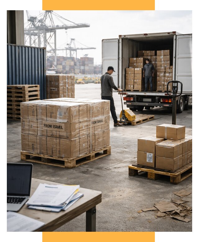 Доставка грузов из Израиля от 15465 р., логистика от СетСервис-Злт