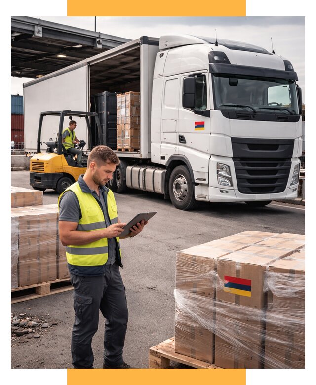 Автоперевозки из Армении от 97945 р. — услуги СетСервис-Злт