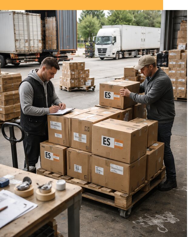 Доставка грузов в Испанию автотранспортом от 36085 руб