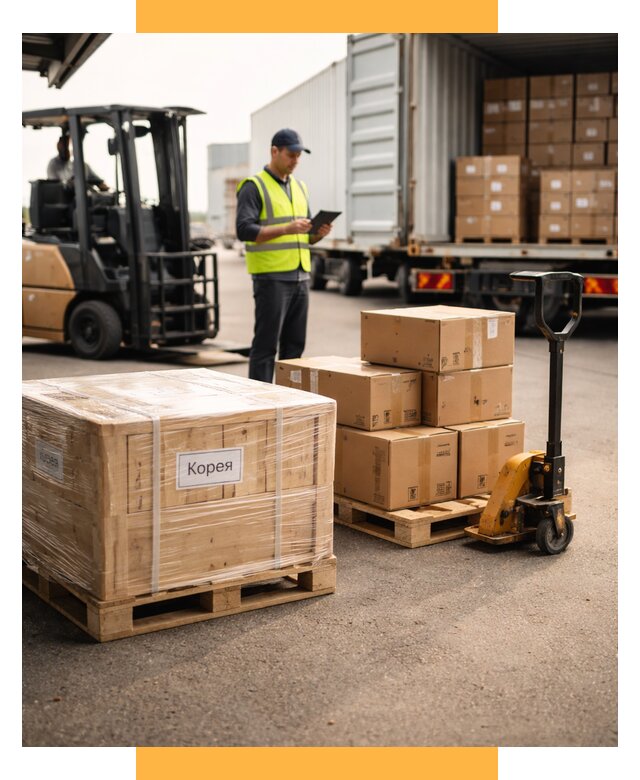 Доставка грузов в Корею из России от 36085 р. | СетСервис-Злт