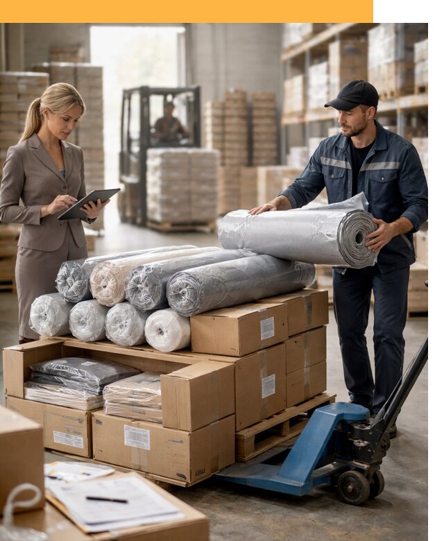 Перевозка текстиля по миру от 15465 руб. с таможней и страхованием