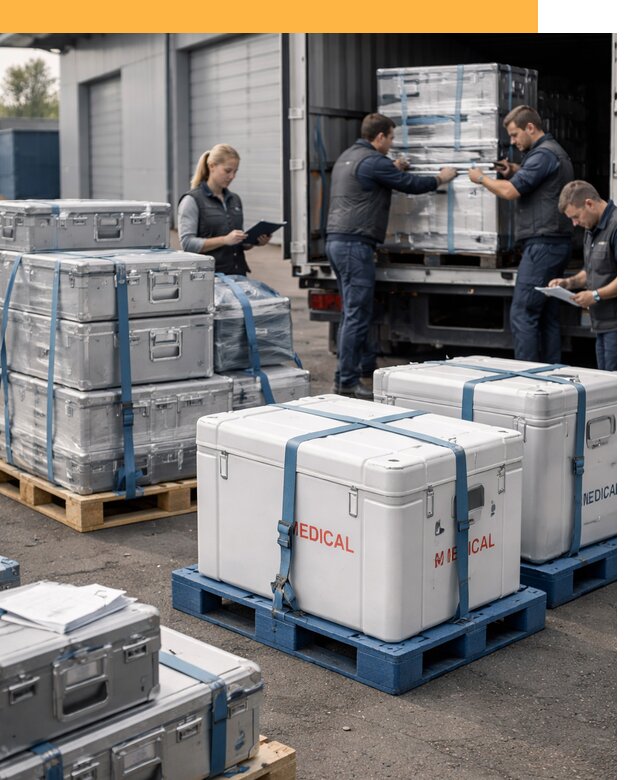 Перевозка медицинского оборудования по всему миру от 15465 руб