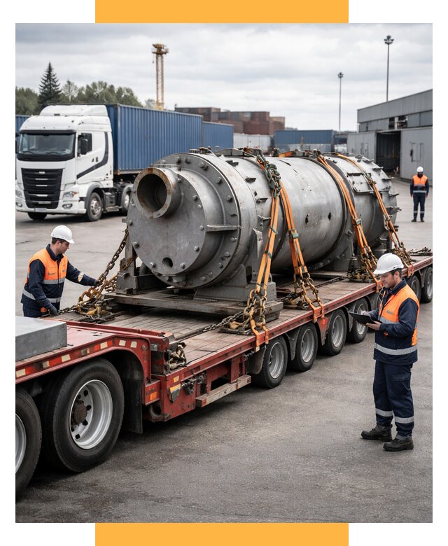 Перевозка тяжеловесных грузов под ключ от 154650 р. | СетСервис-Злт